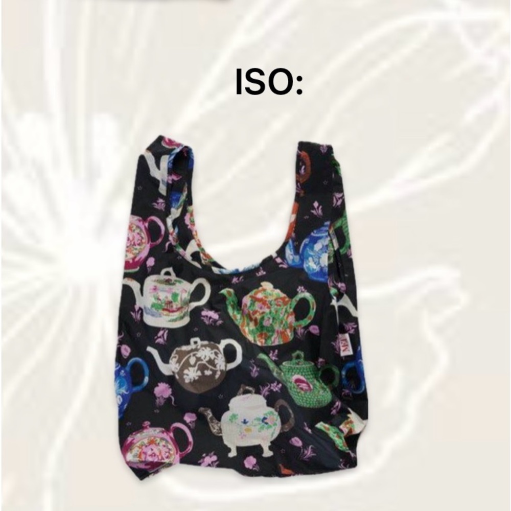 ISO The MET teapots BAGGU reusable